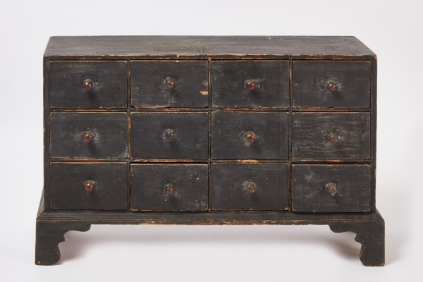 Low Bracket Base Apothecary Chest