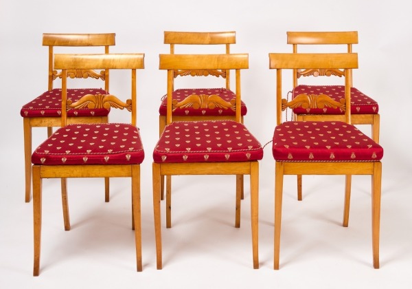 Set of Six Beidermeier Chairs