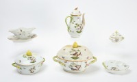 Six Piece Lot of Herend Rothschild Bird Porcelain (Hungary) - 2
