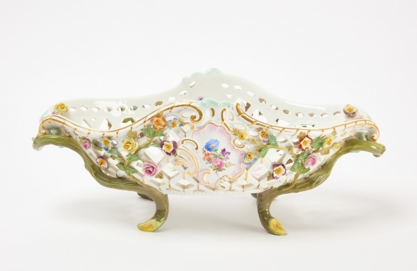 Meissen Porcelain Basket