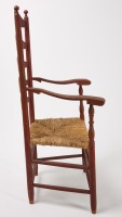Painted Ladder Back Armchair - 4