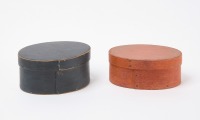 Two Painted Pantry Boxes