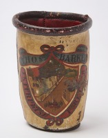Fire Bucket with Burning Building