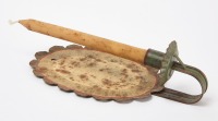 Paint-Decorated Tin Sconce - 2