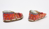Pair of Quill and Beaded Moccasins - 4