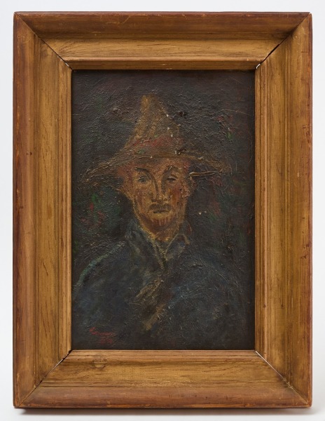 A. T. Gumm - Portrait of a Man in Hat