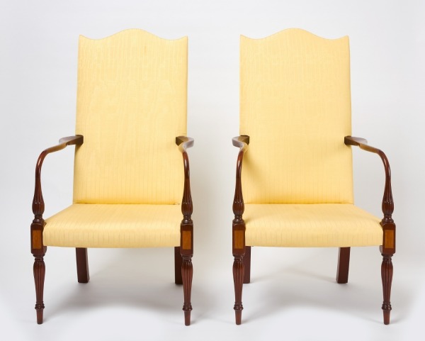 Pair of Sheraton Style Armchairs