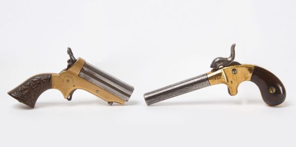 Two 19th Century Pocket Pistols