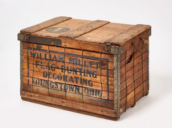 Wm. Miller Flag & Bunting Decorating Crate