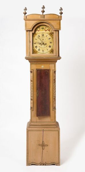 Paint-Decorated Tall Clock