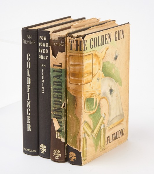 Ian Fleming Four James Bond Novels First Editions