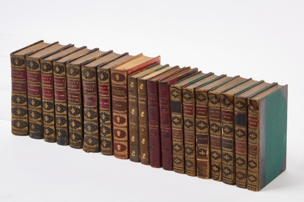 Fine Bindings Bronte Eliot Hugo Pepys Lucas 19 Volumes