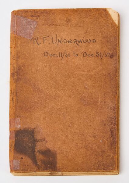 Civil War Diary - Dec 1861 -Dec 31 1862