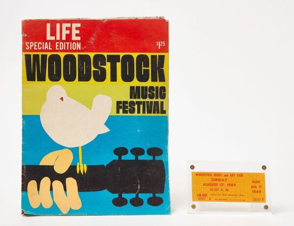 Woodstock Life Magazine and Concert Ticket