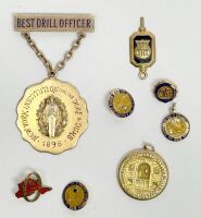 Group of 14K Gold Pins - with NY Institution for Deaf and Dumb