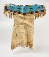 Native American Beadwork Dress with Flags - 3