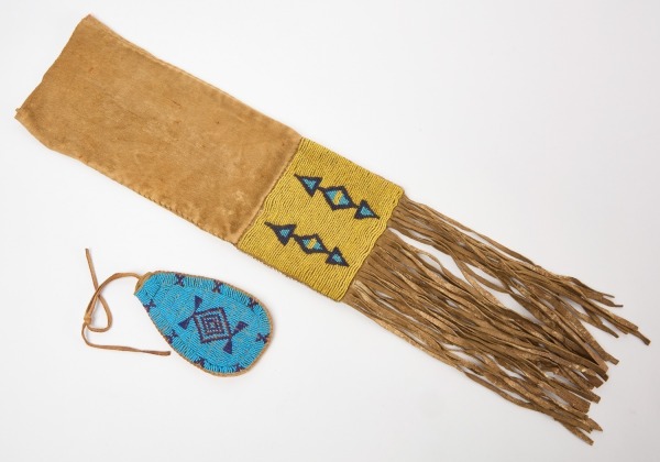 Two Beaded Native Bags