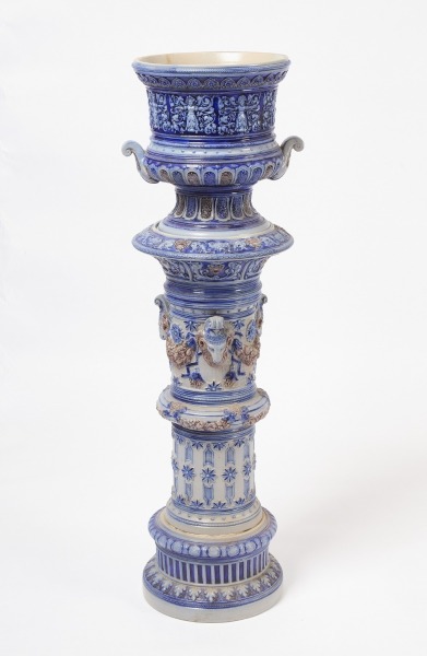 Westerwald Two-Part Stoneware Planter