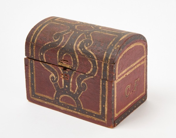 Small Paint-Decorated Box