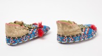 Pair of Ceremonial Fully Beaded Moccasins - 3