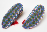 Pair of Ceremonial Fully Beaded Moccasins - 4
