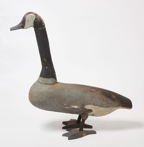 Oversized Folk Art Goose Decoy