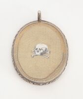 Silver Memento Mori Pendant - Elisabeth English, 1707