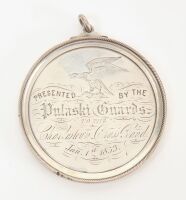Charlestown Brass Band Silver Presentation Medallion, 1853 - 2