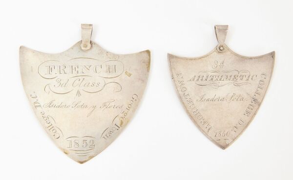 Two Georgetown College Academic Medallions
