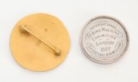 International Sewing Machine Expedition Medal and Boston Airport Official Badge - 2