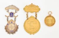 Three Early Athletic Medals