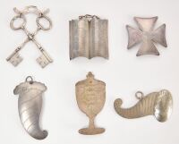 Six Early Figural Fraternal Jewels