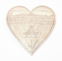 Wynnstay Lodge Heart-in-Hand Sterling Oddfellows Medallion