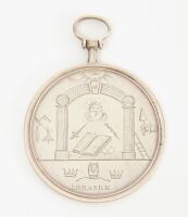 Early Masonic Medallion - 'A Mason in Full Dress'