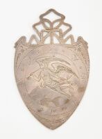 Early Masonic Medallion with Angel Gabriel