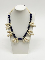 Native American Bead and Tooth Necklace