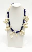Native American Bead and Tooth Necklace - 2