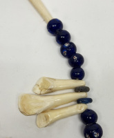 Native American Bead and Tooth Necklace - 3