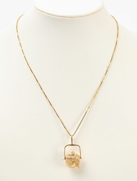 Diana Kim England - 14k Nantucket Purse Necklace