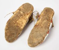 Pair of Native Beaded Moccisans - 4