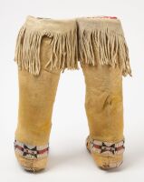 Pair of Plains High-Top Moccasins - 3