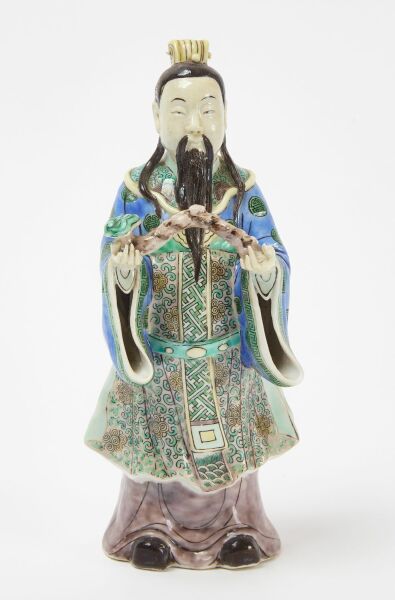 Chinese Porcelain Figure of Lu Xing