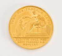 24k Gold London College of Medicine Prize Medal - 2