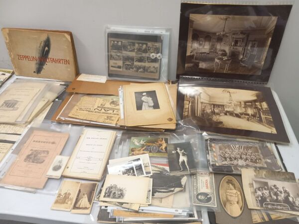 Collection of Medical and Wartime Postcards, Ephemera, and Photos