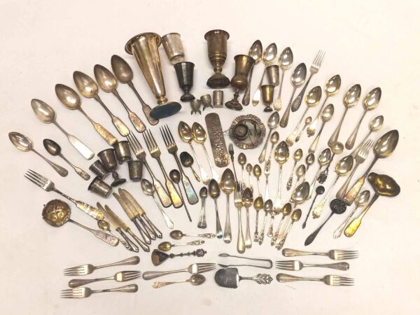 Mixed Group of Russian Silver