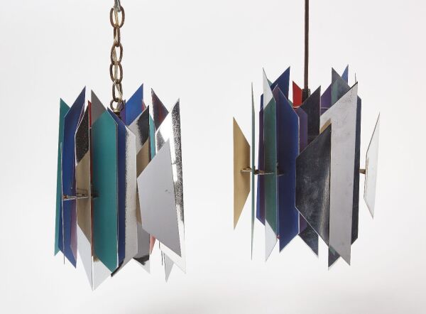 Pair of Modernist Tivoli Pendant Lamps