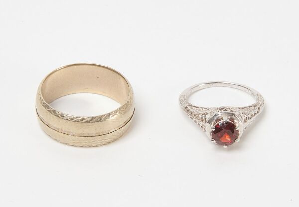 Two White Gold Rings