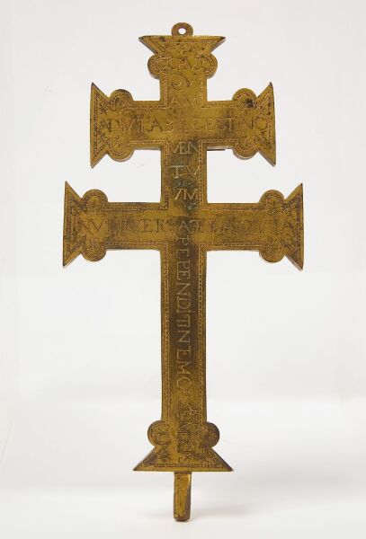 Gilded Caravaca Cross