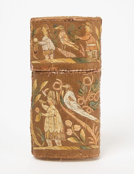 Quillwork Birch Bark Box