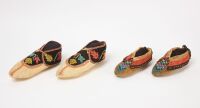 Two Pairs of Beaded Moccasins